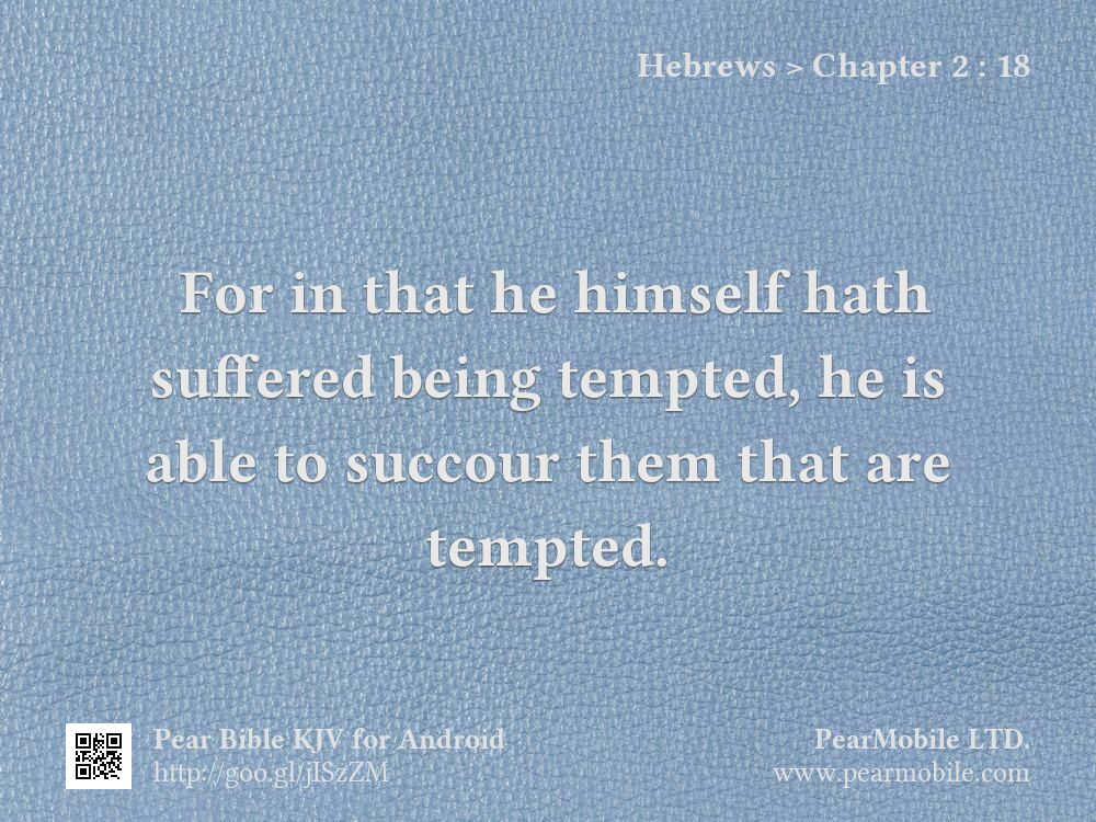 Hebrews, Chapter 2:18